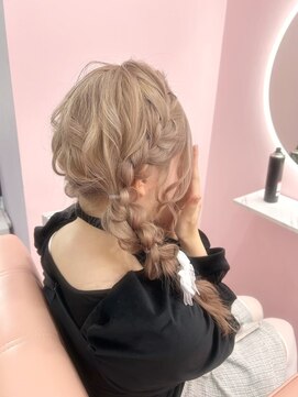 ガーリースタイル/心斎橋/ヘアメ/セットサロン
