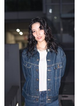 ロングヘア×パーマ