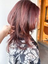 モリオフロムロンドン 原宿本店(morio from London)&nbsp;【morio原宿】ロングレイヤー　ピンクハイライト