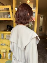 ヒントステーション(HINTSTATION)&nbsp;〈浅草 半個室〉ニュアンスボブ/ピンクラベンダー