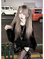 インク 渋谷(INK.)&nbsp;ミルクティーブロンドニュアンスウルフワンホンレイヤー渋谷