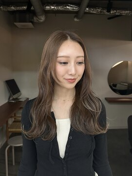 アニューヘアー 西原店(ANEW hair) olive beige × 顔周りlayer cut