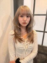 ヘアーアンドリラックス アミエ(hair&relax amie)&nbsp;ミルクティーベージュ×韓国レイヤー