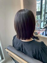 ミレット 竹ノ塚東口店(miret)&nbsp;20代30代40代◎白髪染めリタッチカラー外ハネミディアム　竹ノ塚
