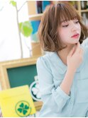 *EVE戸頭*くせ毛風カールで作る★Aライン小顔ラフボブa