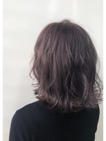 ジーナ 博多(Zina)&nbsp;[Zina]ゆるふわボブ♪スモーキーラベンダー♪