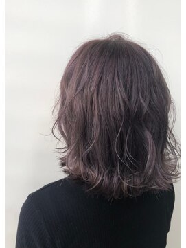 ジーナ 博多(Zina) [Zina]ゆるふわボブ♪スモーキーラベンダー♪