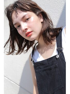 ノエル 池袋店(noel) 【noel】ラフウェーブx抜け感バング