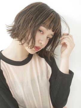 リータ ハッピーヘアライフ 久宝寺店(riita happyhairlife) 外ハネミックスボブ【riita】久宝寺