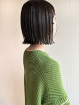 ツイギー 宮西店(TWiGGY)&nbsp;外ハネボブにダークオリーブ