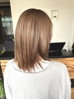 ヴァン カウンシル 王子(VAN COUNCIL)&nbsp;大人かわいいハイトーン艶カラー サラ艶ストレート髪質改善ケア