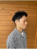 短髪スパイキーショート×ツイストスパイラルパーマ