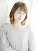 透け感カラーの韓国風エギョモリスタイル