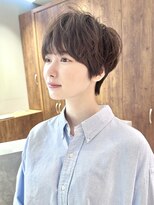 ビュートリアム 南青山(BEAUTRIUM)&nbsp;ふんわりマッシュ/ショートヘア/分け目なし/30代40代50代/表参道