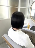 ブルーブラック＊ぷつっとボブ