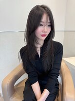 ラベル 渋谷(LAVEL)&nbsp;ザクザクミディアムレイヤーカット/ワンホンレイヤー/20代30代