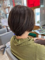 スタジオ アルファプラス 日暮里店(studio α+)&nbsp;ハイライト/白髪ぼかし/ブリーチ/ダブルカラー/ボブ/カラー