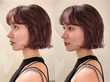 ナヌーク シブヤ(nanuk shibuya)の雰囲気（ 顔周りレイヤー×ボブパーマでプツっとラフにキュートに♪）