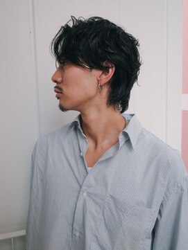 ヨー(Yoh-) 【ミディアムウルフ/星亘祐】フェザーウルフ/メンズミディアム