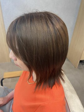 ロゴス 湖北本店(LOGOS) ミディアムヘア/暗めカラー/グランマッシュ/天王台