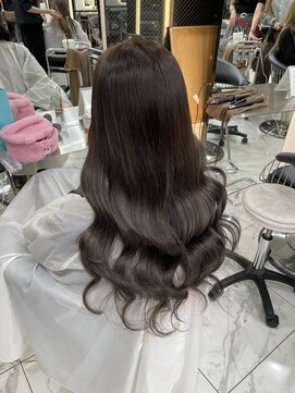 ラピス 渋谷本店(Lapis) グレージュカラー/シールエクステ/