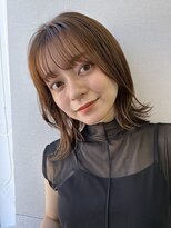 サンドイエナ 横浜店(sand yena)&nbsp;ボブディオリーブベージュ髪質改善縮毛矯正フェイスレイヤー