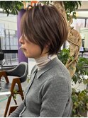 ハイライトバレイヤージュダブルカラーケアブリーチ20代30代