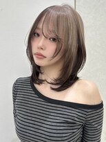 アイトーキョーエス 渋谷(AI TOKYO S)&nbsp;ピンクベージュ/アンブレラカラー/クールショート/前髪/渋谷