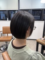 ヘアーサロンライト(hair salon Light)&nbsp;収まりのいいミニボブ♪［佐世保/ボブ/顔周りカット/髪質改善］
