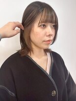 ミュラ(mulah)&nbsp;インナーカラーミルクティーベージュ＊ミディアムレイヤーカット