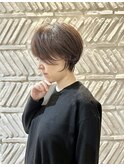 大人ショートボブ/マッシュショート/くびれショート