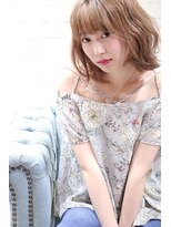 ホラン(HoLan)&nbsp;【HoLan】外人風とろみウエーブxアンニュイカールxグレージュ