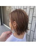 ハイライトベージュカラー