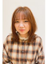 モリオ フロム ロンドン イオンモール 熊本店(morio FROM LONDON)&nbsp;【morio熊本】伸ばしかけ×オレンジベージュ.k