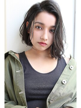 ロゼ 六甲道(ROSE) 【ROSE/六甲道】大人ボブ ネイビーカラー フレンチボブ mo