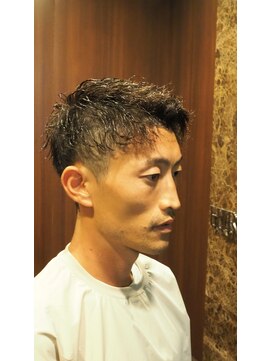 ヒロギンザ 浜松町店(HIRO GINZA) [hiro ginza]ツイストツーブロアップバング　浜松町/大門/理容室