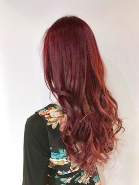 リリー シンジュク(Lilly) 【Lilly新宿】ロング×レッド 髪質改善 TOKIOトリートメント