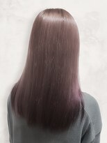 アース 東戸塚店(HAIR & MAKE EARTH) 20代30代髪質改善カラーラベンダーベージュストレート透け感