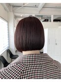 ミニマムボブ＊艶カラー