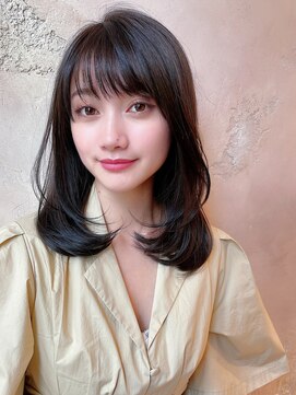 ロンドローズ 名古屋(Lond damaskRose) イヤリングカラー 韓国 ショート イメチェン フェミニンロング