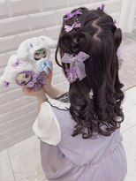 後ろ姿最強にします！ハートハーフアップ＊まゆ