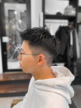 アイリーヘアデザイン(IRIE HAIR DESIGN) 【IRIE HAIR赤坂】メンズカット×束感×アップバングショート