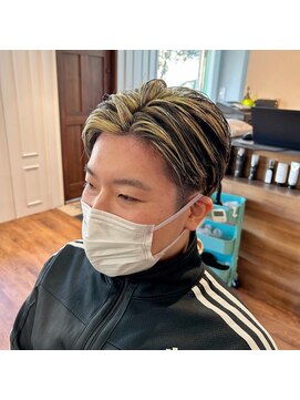 ウエストサイドバイエスブランド(WESTSIDE BY S BRAND) メンズブリーチメッシュショートカット