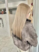 サニー 西中島店(sunny.)&nbsp;ホワイトブロンド×エンドカラー/美髪/イメチェン