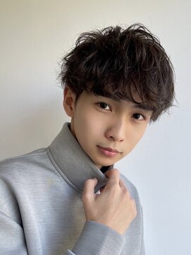 ツーダブルバイフィフス 西梅田店(WW.. by fifth) スパイラルパーマメンズマッシュセンターパートメンズパーマ梅田