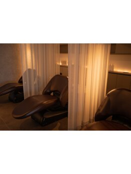 オリジナルアロマスパでご褒美時間。