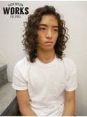 サーフスタイル　メンズスパイラルパーマ