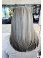 エヌ ヘアー(N-hair)&nbsp;グレーヘア#ストレート#髪質改善トリートメント