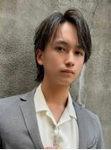 萱原大幹 センターパート/眉毛/短髪/メンズカット