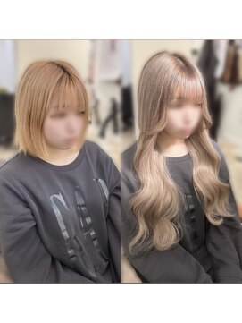 ハイエクステンション 京都駅前店(Hi-Extension) ミルクティーベージュ▼miho093